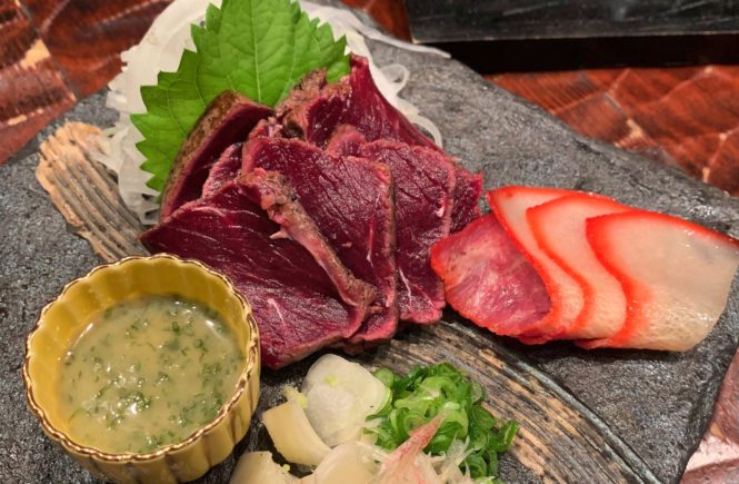 Whale Meat served in Japan